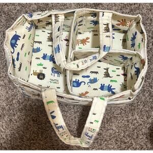 Billion Boxes Animal Themed Canvas Diaper Caddy